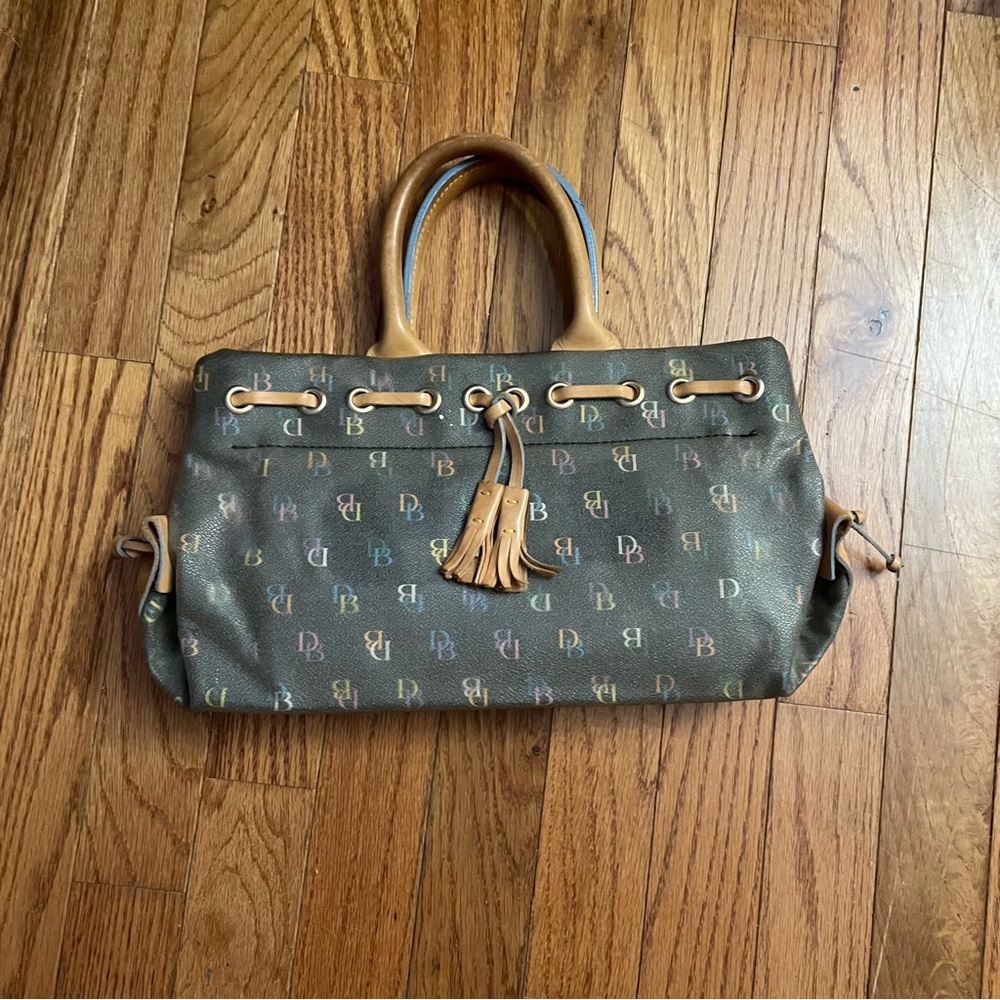 Vintage Dooney & Bourke Rainbow Monogram